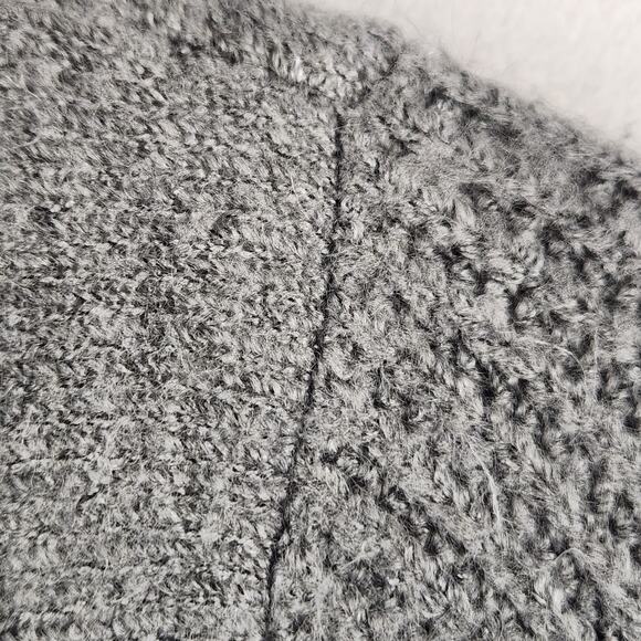 Abercrombie & Fitch Open Cardigan Sweater Women’s SZ LG Gray/Charcoal EUC - Picture 7 of 14